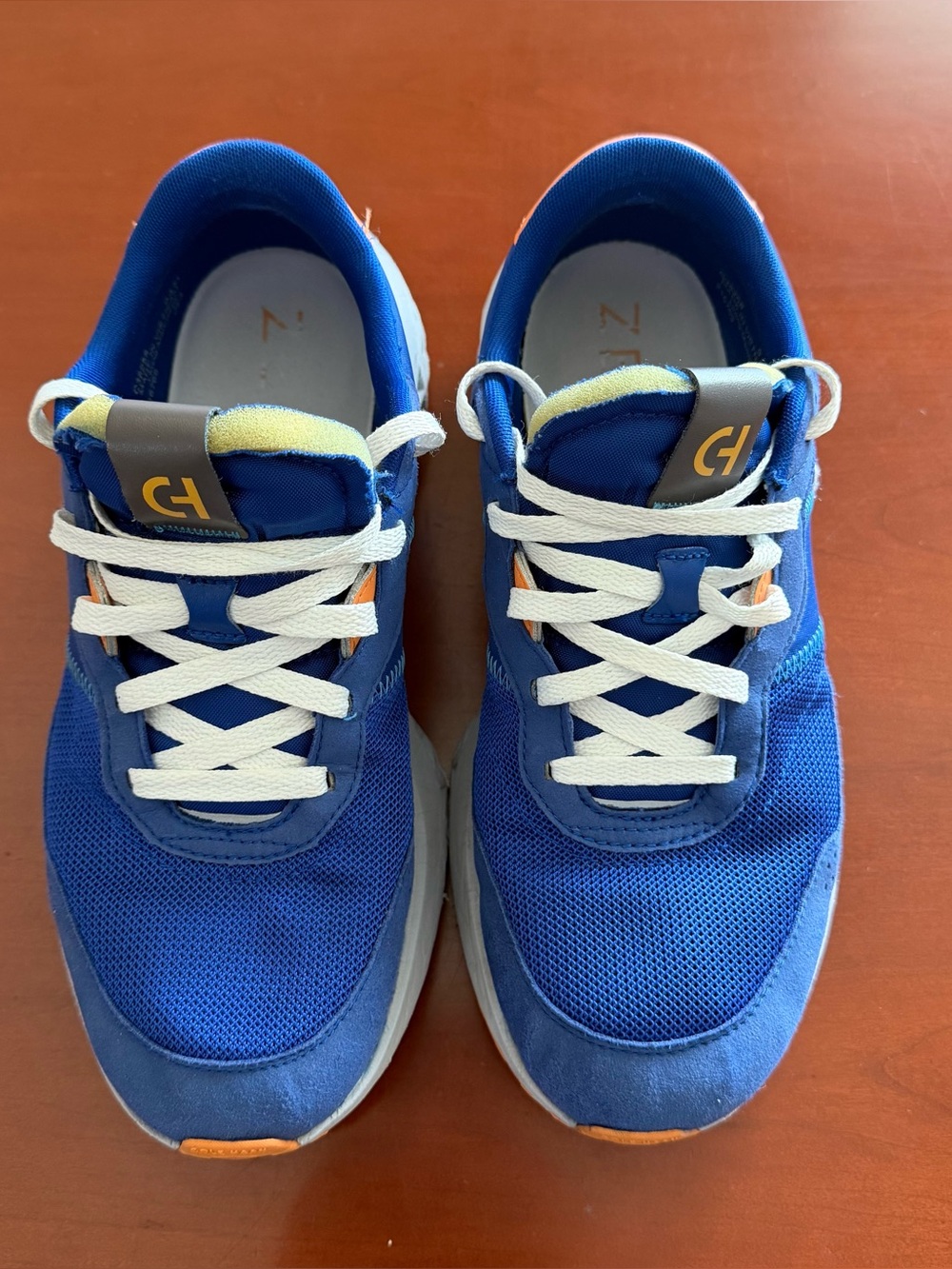Title 359:
Cole Haan Grand 360 Blue Orange Sneakers Men’s 9.5M